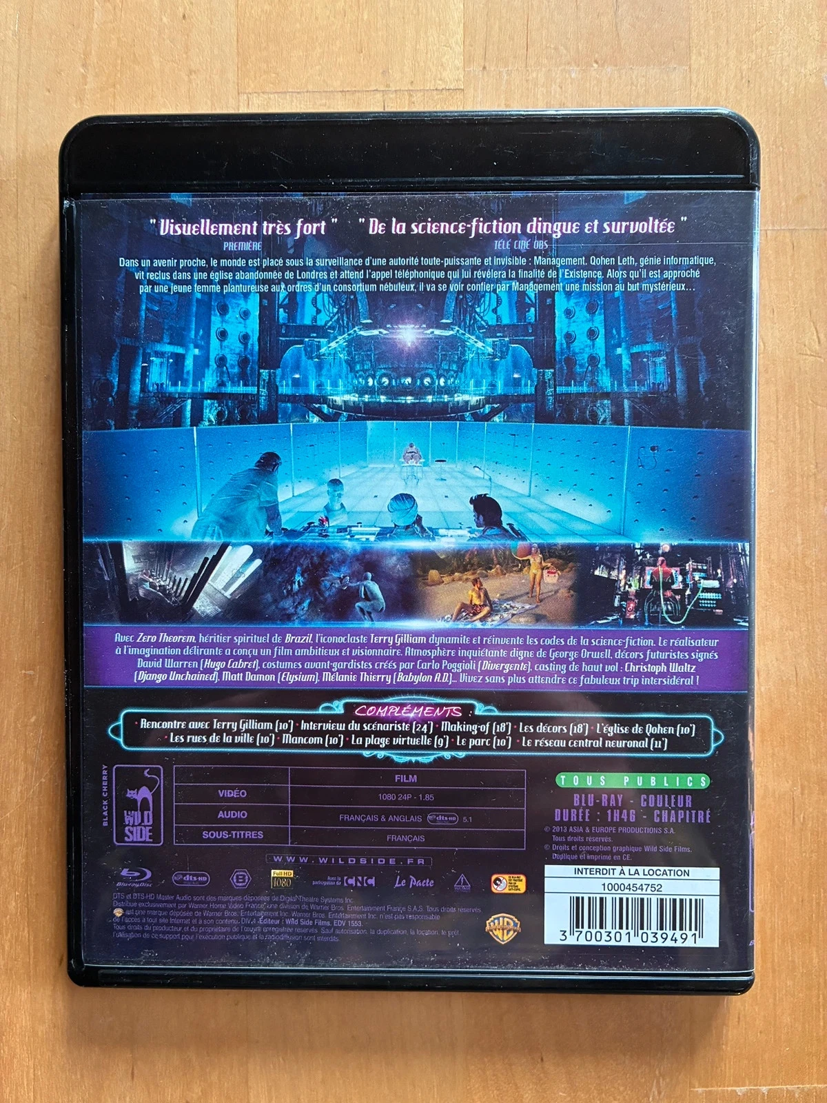 Blu-ray Zero Theorem de Terry Gilliam. – photo 3